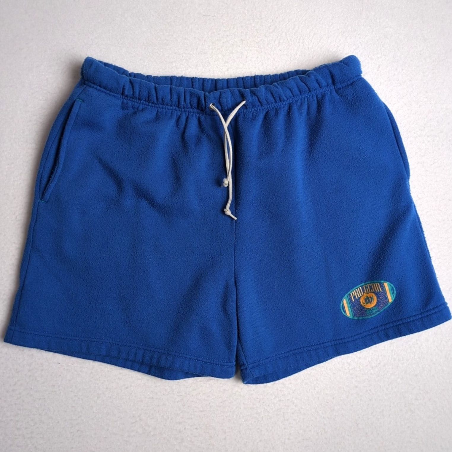 Wilson VINTAGE Wilson Sweat Shorts Men Blue M Medium Casual Activewear Shorts Size US 31 - 2 Thumbnail