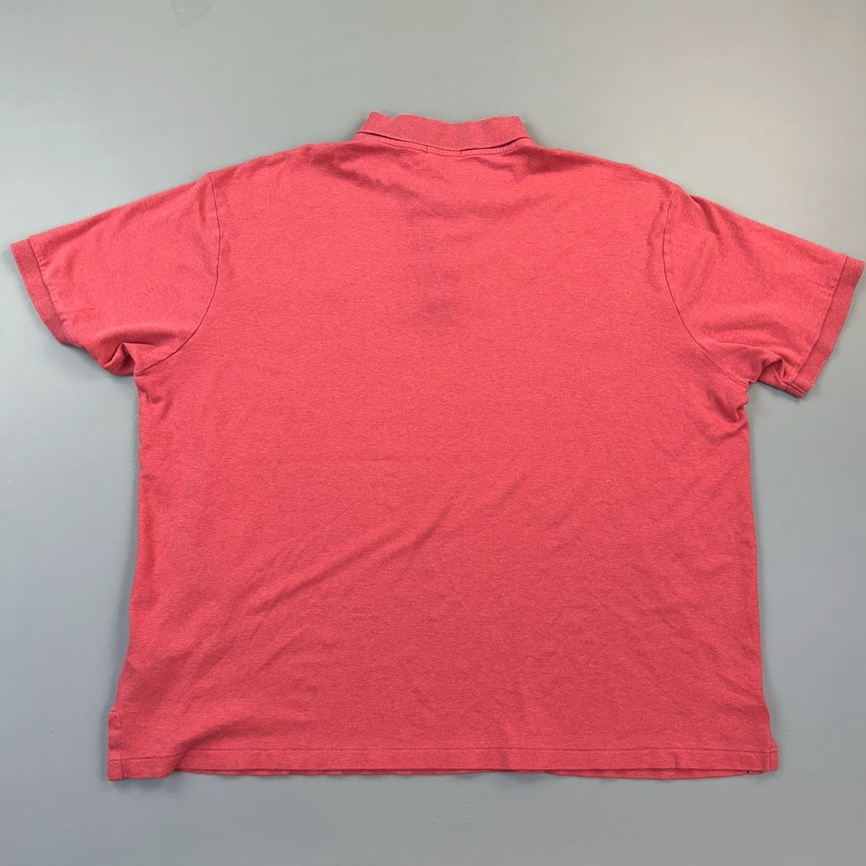 Polo Ralph Lauren Polo Ralph Lauren Shirt Mens Big & Tall 3XB Classic Fit Short Sleeve Preppy Red Cotton Knit Logo Deer Outdoor 90s? Size US XXL / EU 58 / 5 - 7 Thumbnail