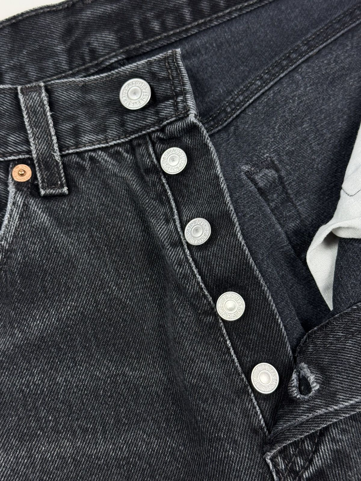 Levi's 1990’s Vintage Distressed Levi’s 501 Washed Gray Jeans Pants Size US 31 - 10 Thumbnail