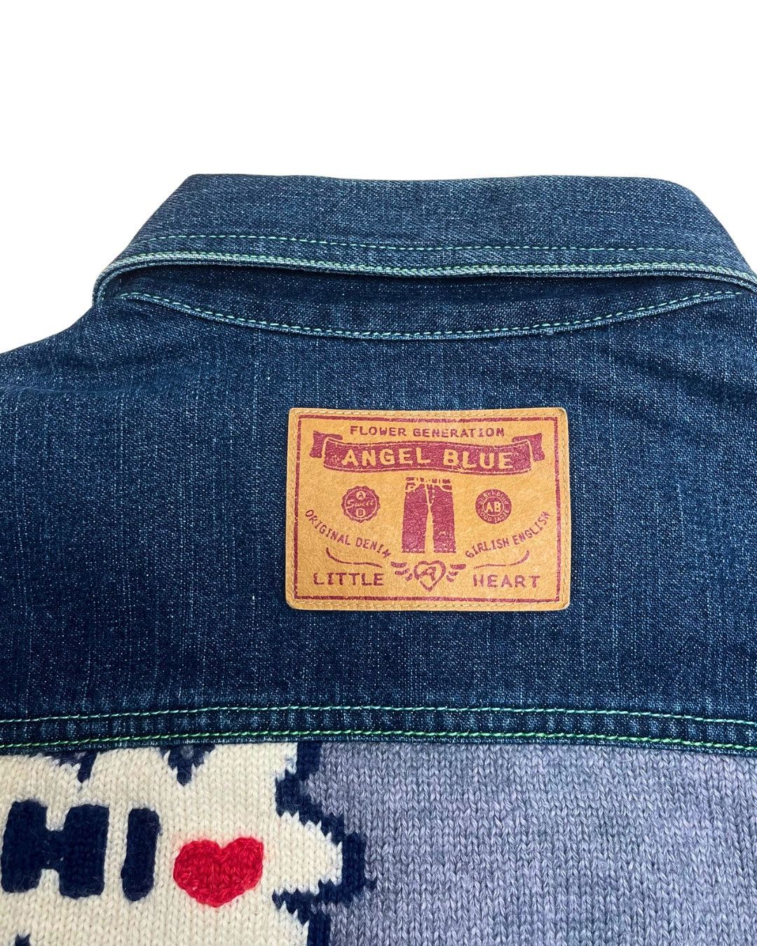Angel Blue Angel Blue Denim Knit Sleeve Jacket Size S / US 4 / IT 40 - 9 Thumbnail