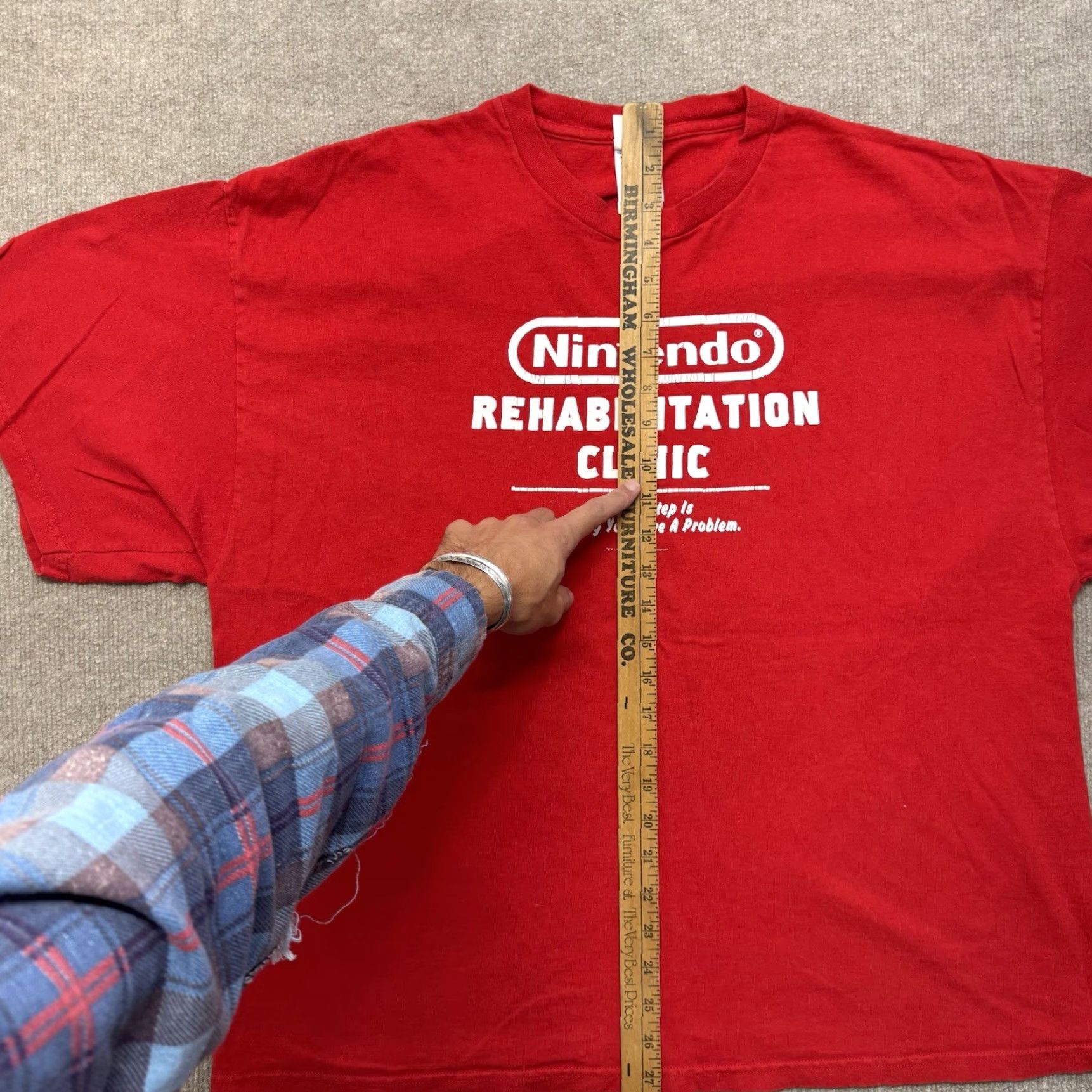Nintendo Nintendo Rehab Clinic T Shirt Mens XXL Red Graphic Tee Vintage 2XL Retro Geek Size US XXL / EU 58 / 5 - 5 Thumbnail