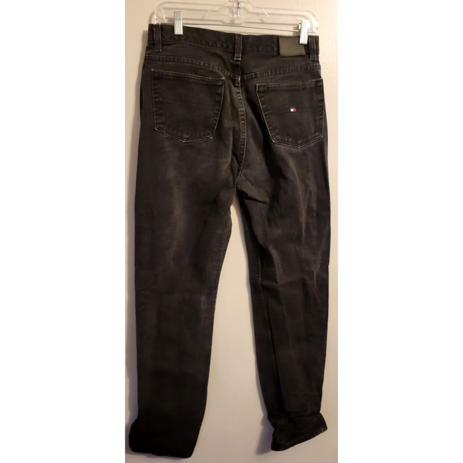 Tommy Hilfiger VINTAGE Tommy Hilfiger Womens Jeans Size 6 Inseam 33 Black Jeans Womens 6 33 Inseam Tommy Hilfiger Regular Straight Size 28" / US 6 / IT 42 - 3 Thumbnail