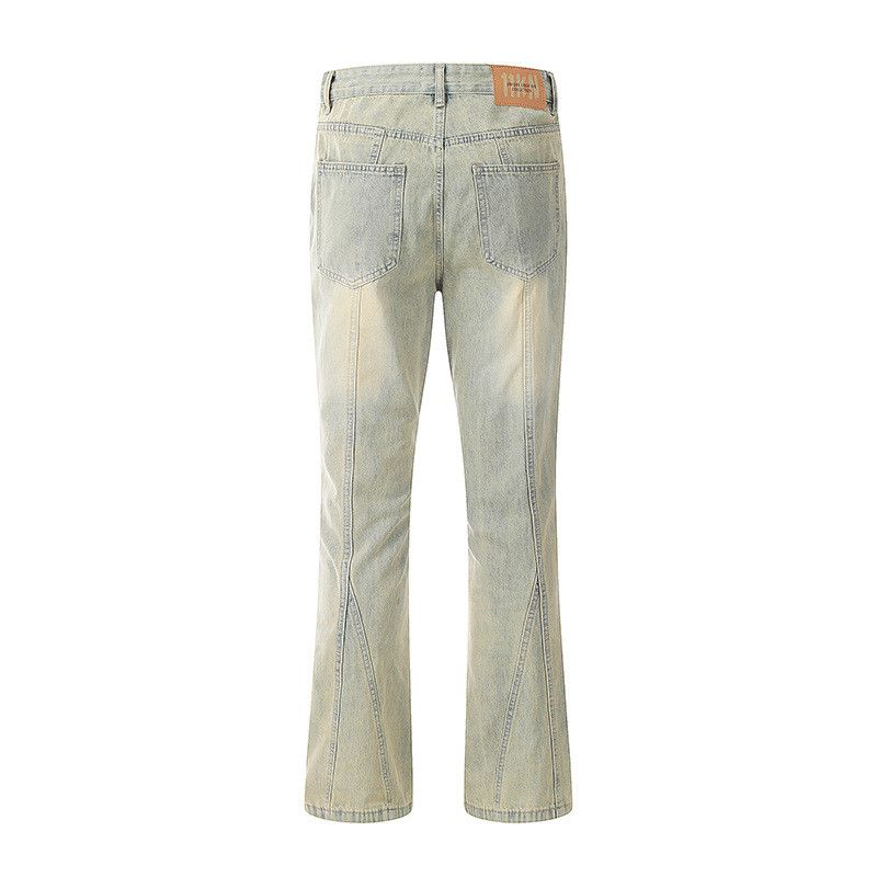 Vintage American retro street style vibe straight leg flared jeans Size US 32 / EU 48 - 2 Thumbnail