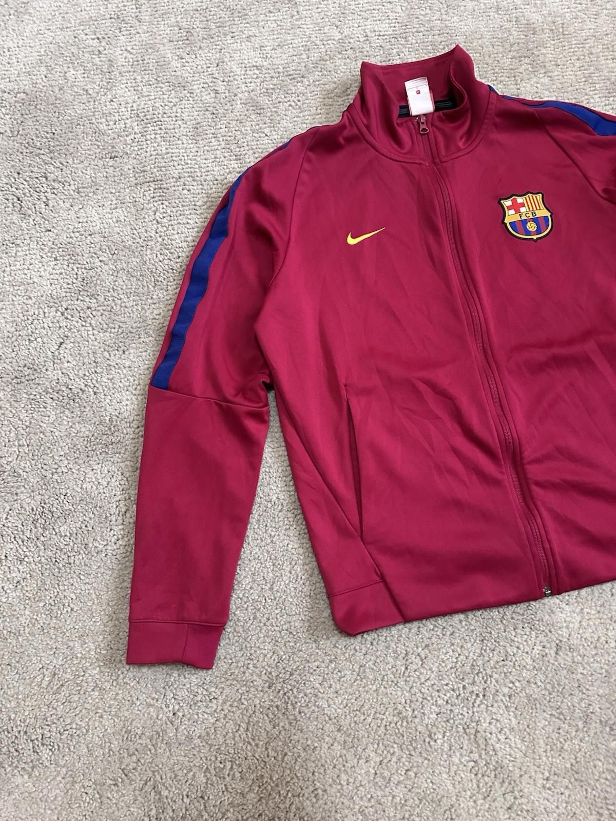 Nike Barcelona 2017/18 Football Soccer Track Jacket Nike Size L Size US L / EU 52-54 / 3 - 2 Thumbnail