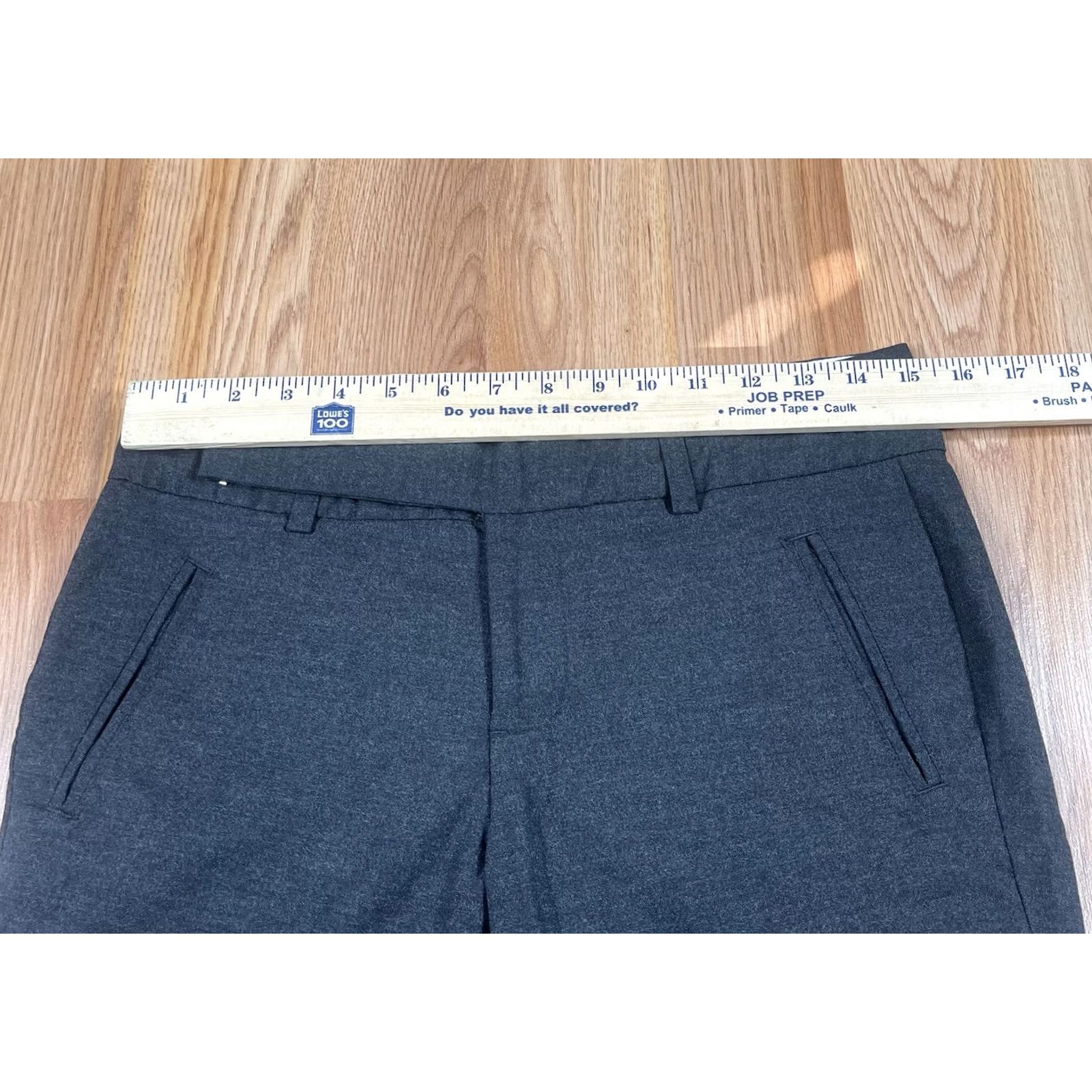 Old Navy Old Navy Womens 6 Gray Stretch Wide Leg Dress Pants - Fast Shipping - Vintage - 31.5 Size 28" / US 6 / IT 42 - 3 Thumbnail