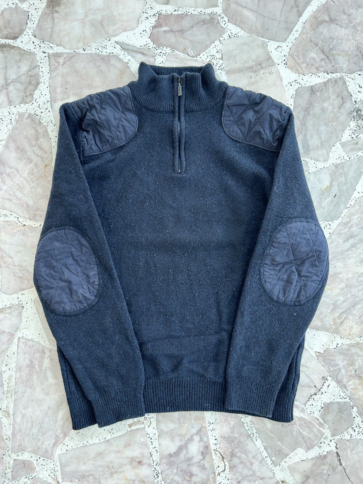 Barbour × Noah Barbour HalfZip Wool Linen Longsleeve Size US M / EU 48-50 / 2 - 5 Thumbnail