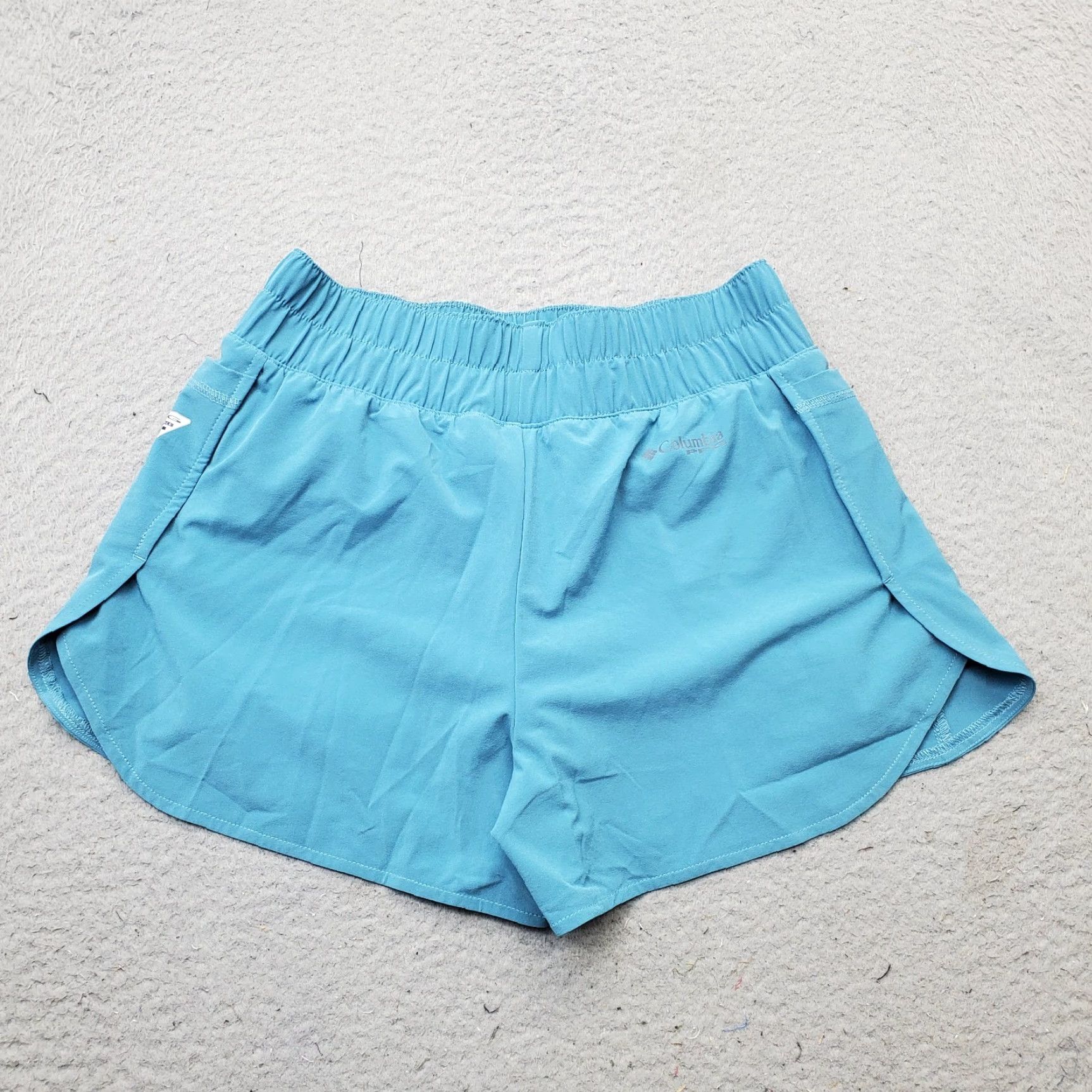 Vintage Columbia Womens Tidal Light Lined Shorts XS Blue UPF 30 Pull-On Size 26" / US 2 / IT 38 - 2 Thumbnail