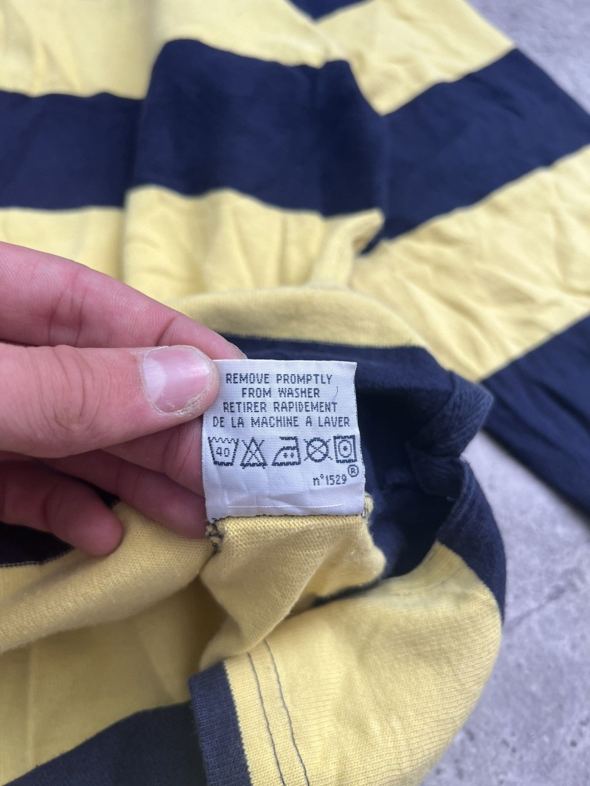 Polo Ralph Lauren Vintage Polo Ralph Lauren Rugby Striped Shirt Size US XL / EU 56 / 4 - 9 Thumbnail