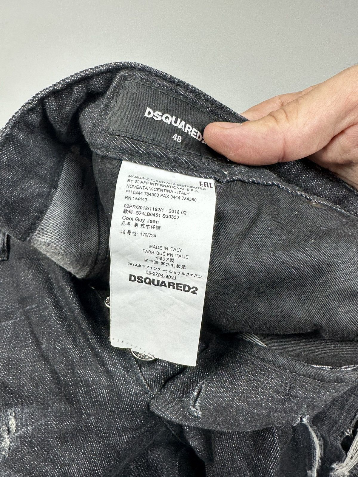 Dsquared2 Dsquared2 Rip Style Stripe Logo Jeans w32 Size US 32 / EU 48 - 6 Thumbnail