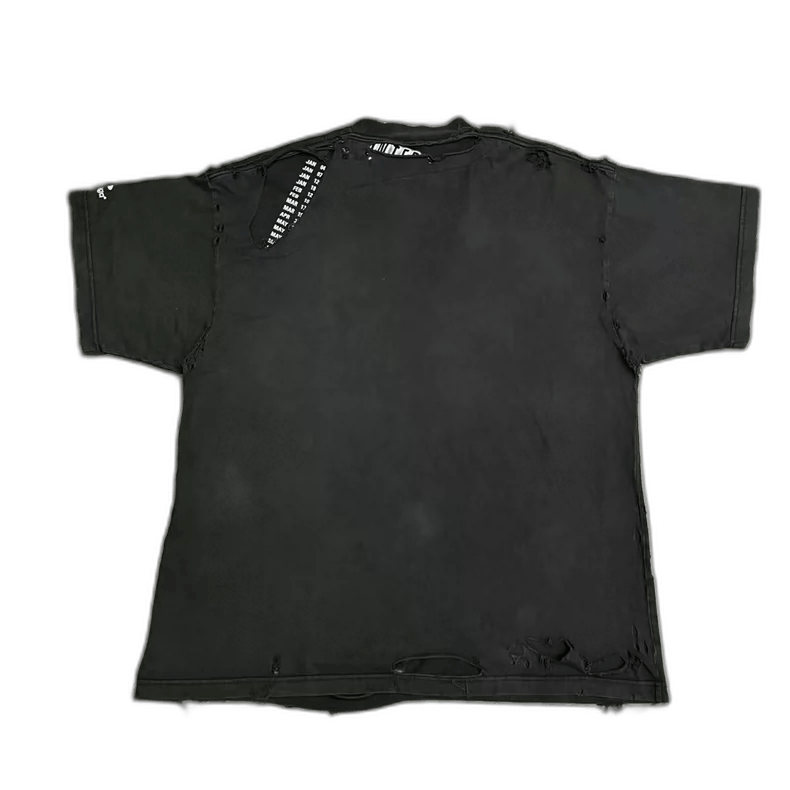 Balenciaga Balenciaga FW22 Repaired Short Sleeve Shirt-2506 Size US M / EU 48-50 / 2 - 1 Thumbnail