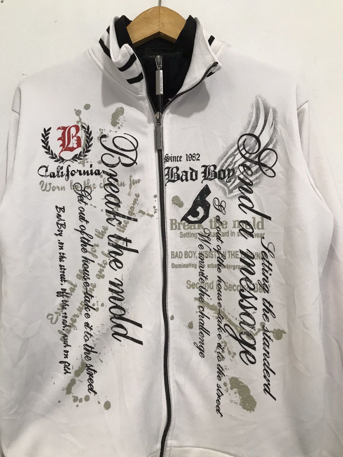 Hysteric Glamour Badboy Double Layer Poem Track Jacket Size US M / EU 48-50 / 2 - 3 Thumbnail