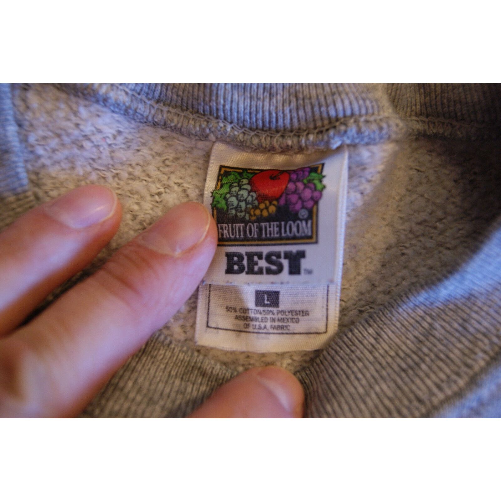 Fruit Of The Loom VTG Y2K Bradley University Braves Spell Out Sweatshirt Large Size US L / EU 52-54 / 3 - 2 Thumbnail