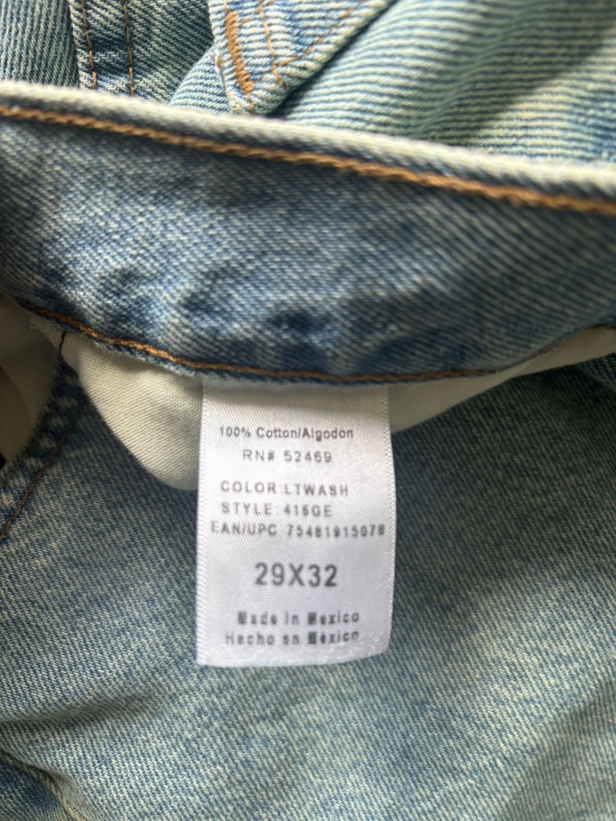 Vale Vale Forever/ValeLives Stacked Denim Jeans Size US 29 - 5 Thumbnail