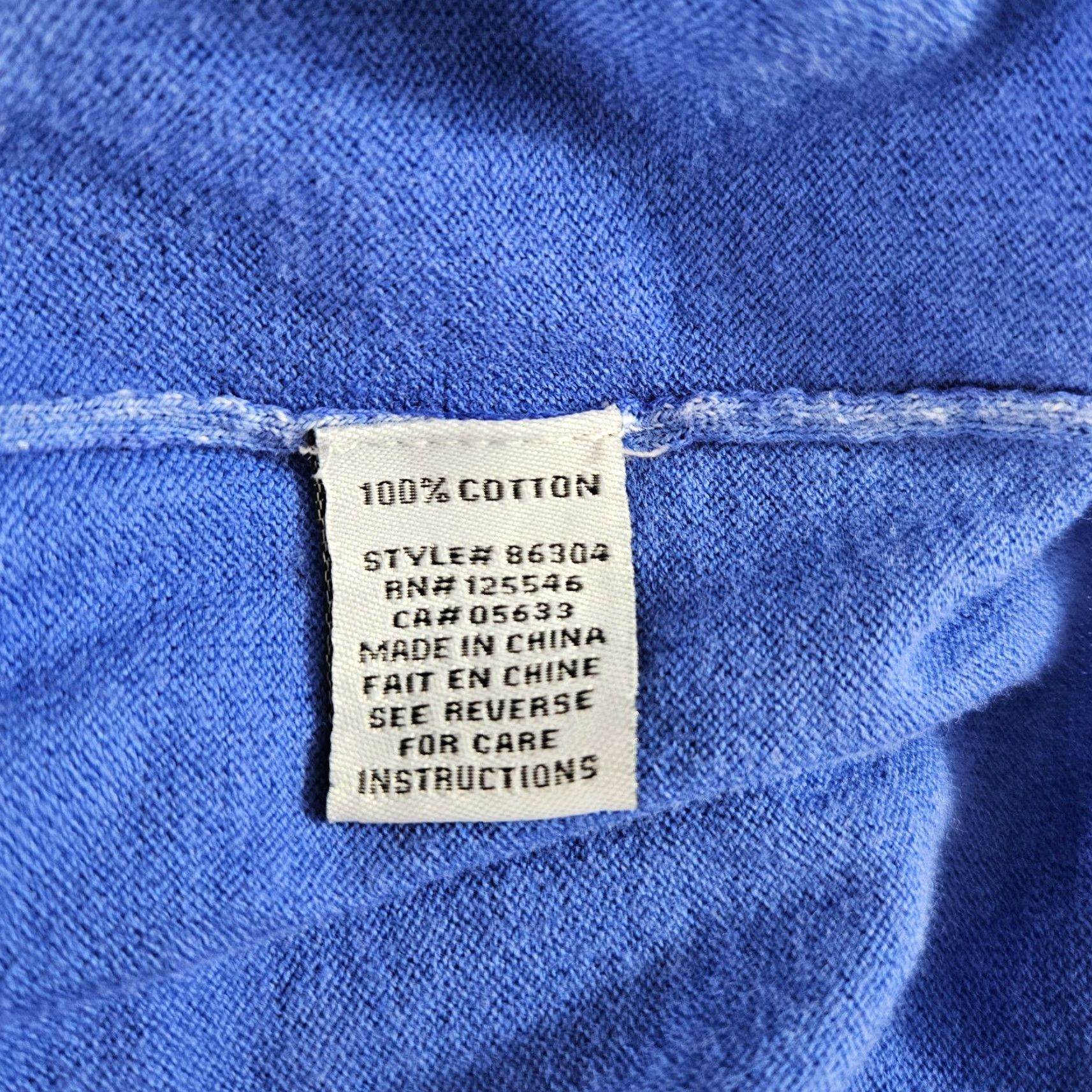 Habitat Habitat Womens Pullover Sweater 3/4 Sleeve Blue White Cotton Large L Womens Shirt Jumper Size L / US 10 / IT 46 - 4 Thumbnail