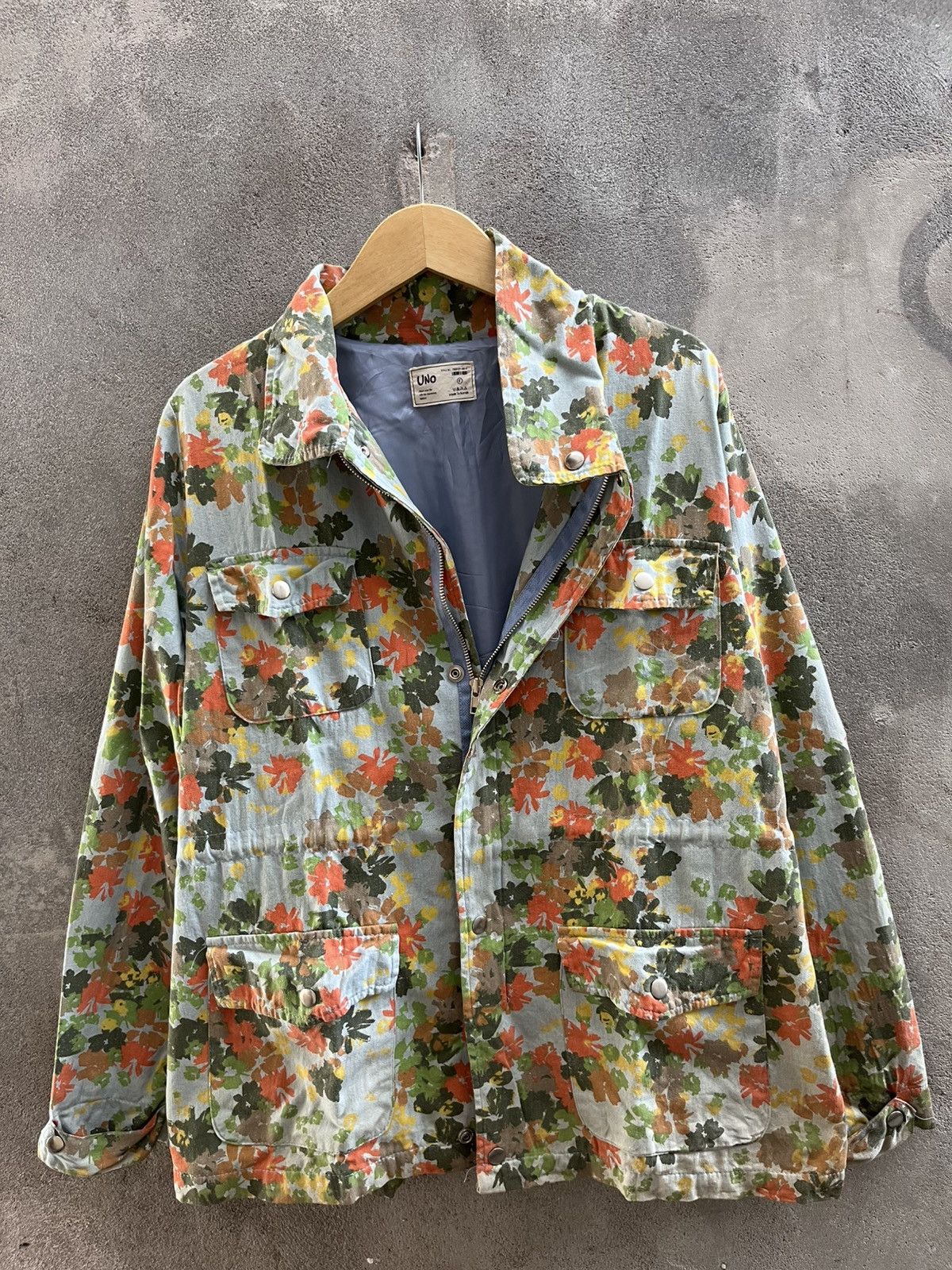 Vintage × Y's for Men × Yohji Yamamoto Japanese Floral Military Jacket – Inspired by Yohji Yamamoto Size US XL / EU 56 / 4 - 8 Thumbnail