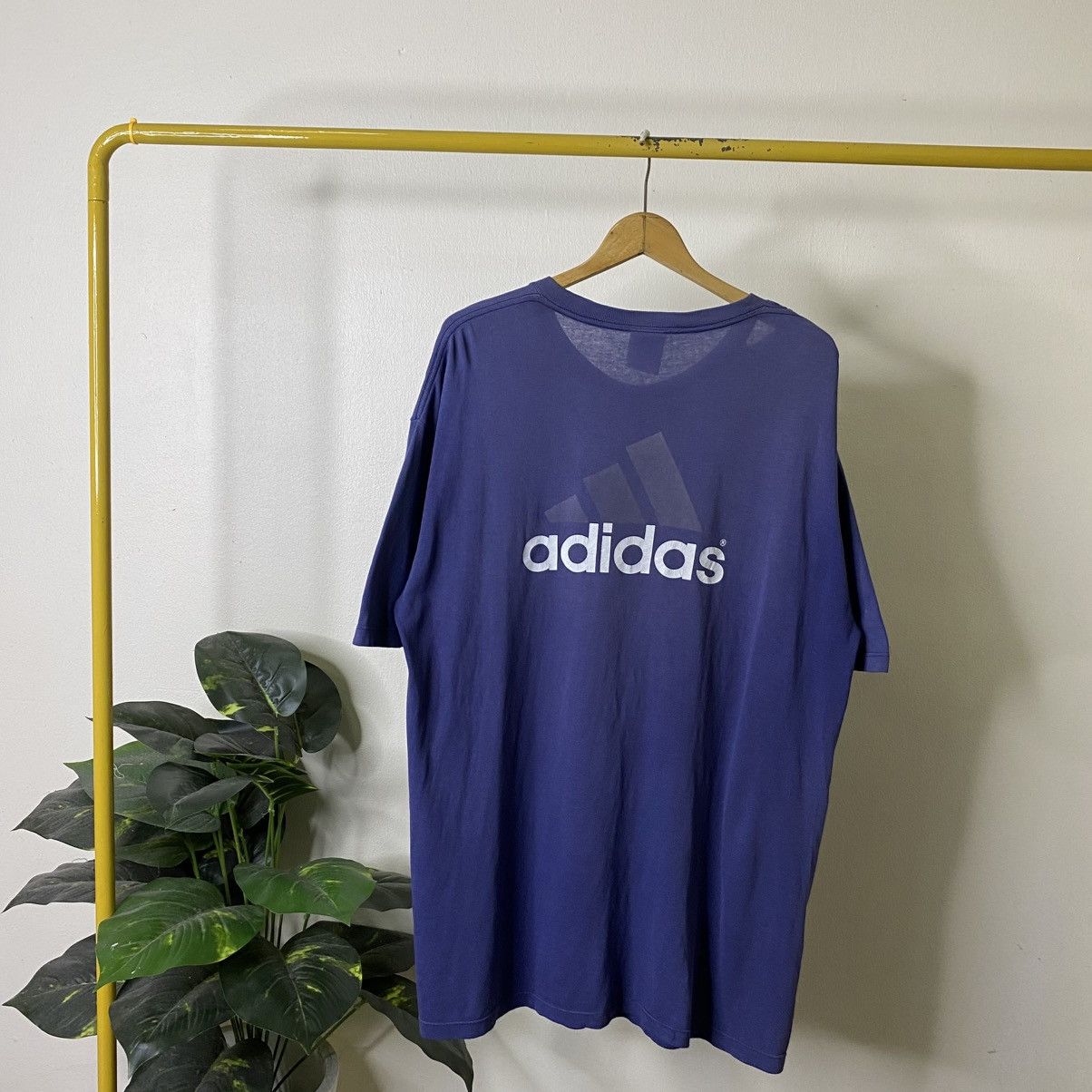 Adidas 1990s Adidas Double Sided Graphic Sunfaded T Shirt Size US XL / EU 56 / 4 - 7 Thumbnail