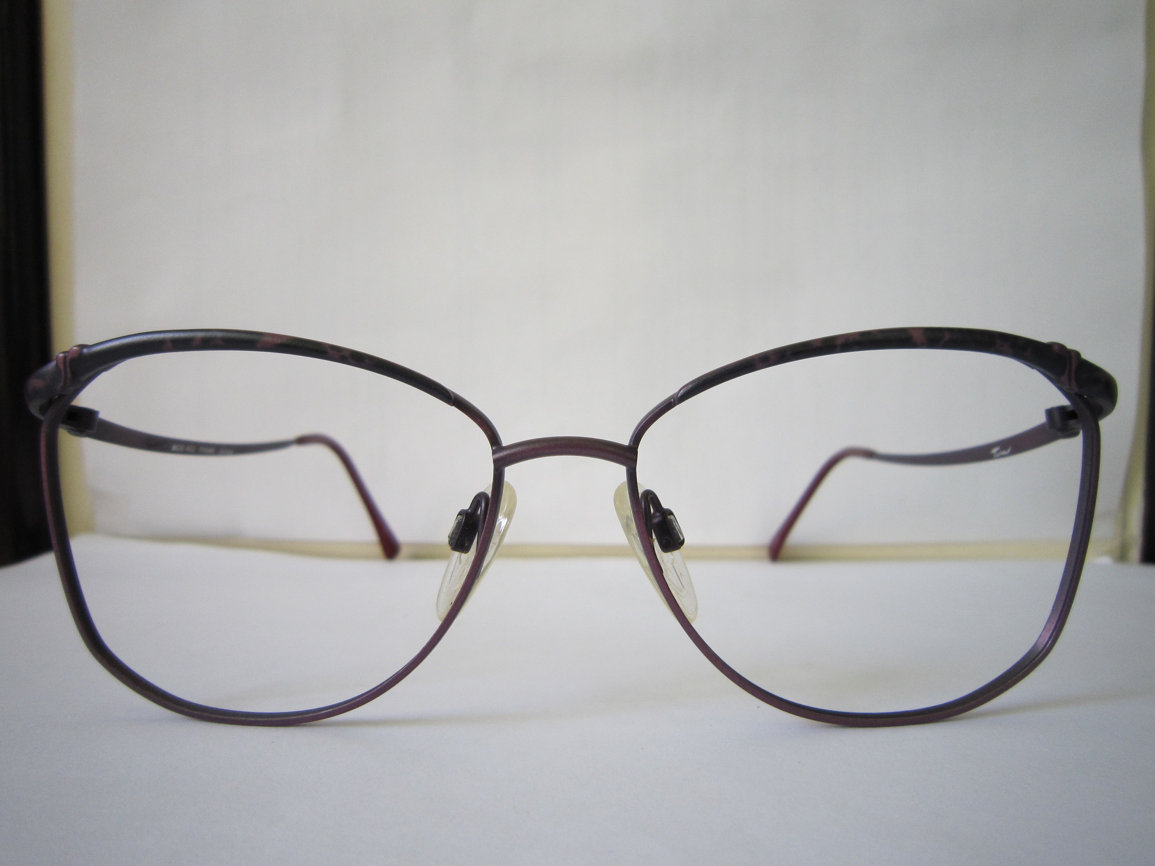 Vintage Vintage 80s TURA Mod 402 Purple Woman Eyeglasses Size ONE SIZE - 3 Thumbnail
