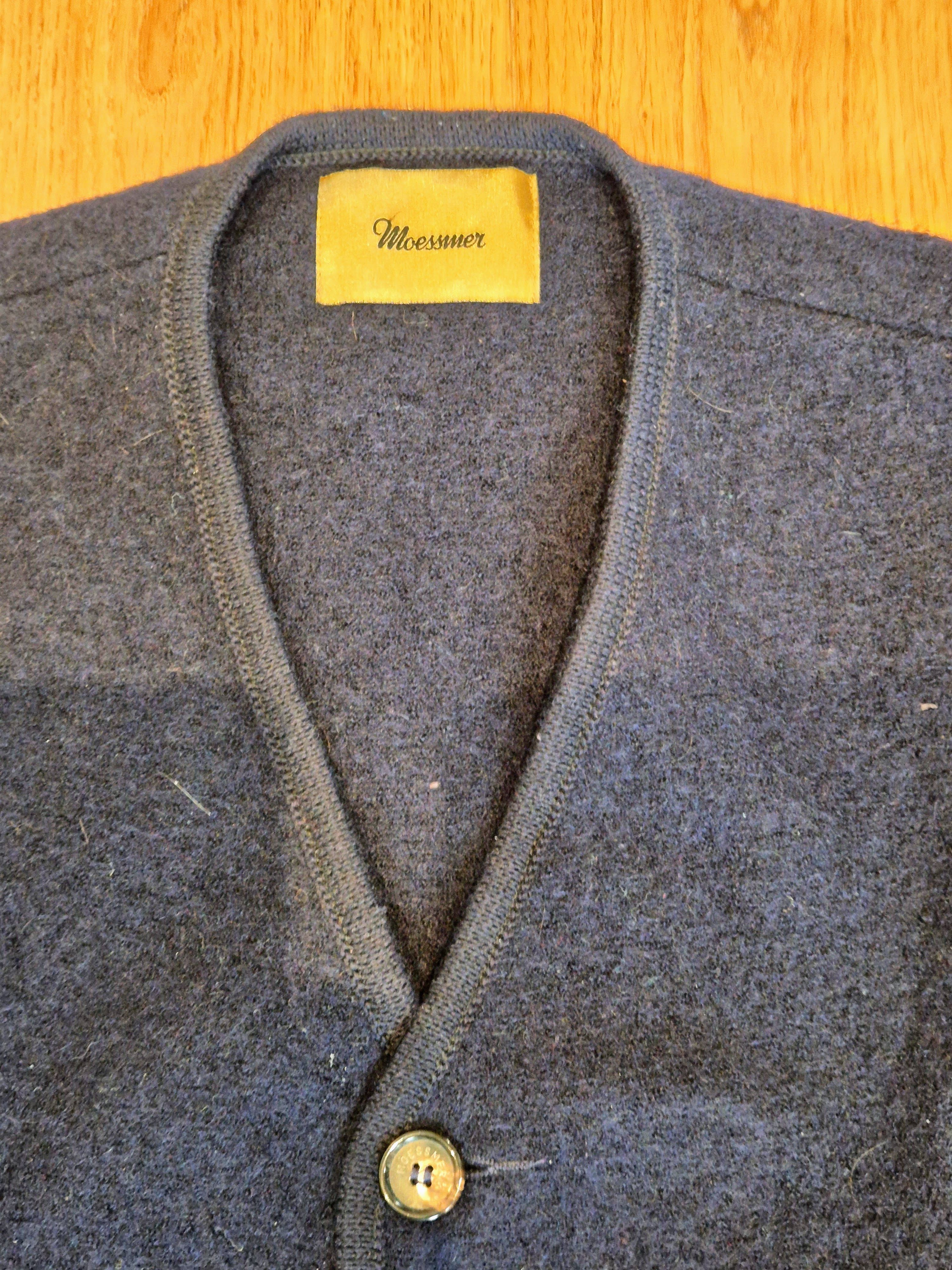 Other Moessmer soft and warm wool felt Vest Size 48R - 3 Thumbnail