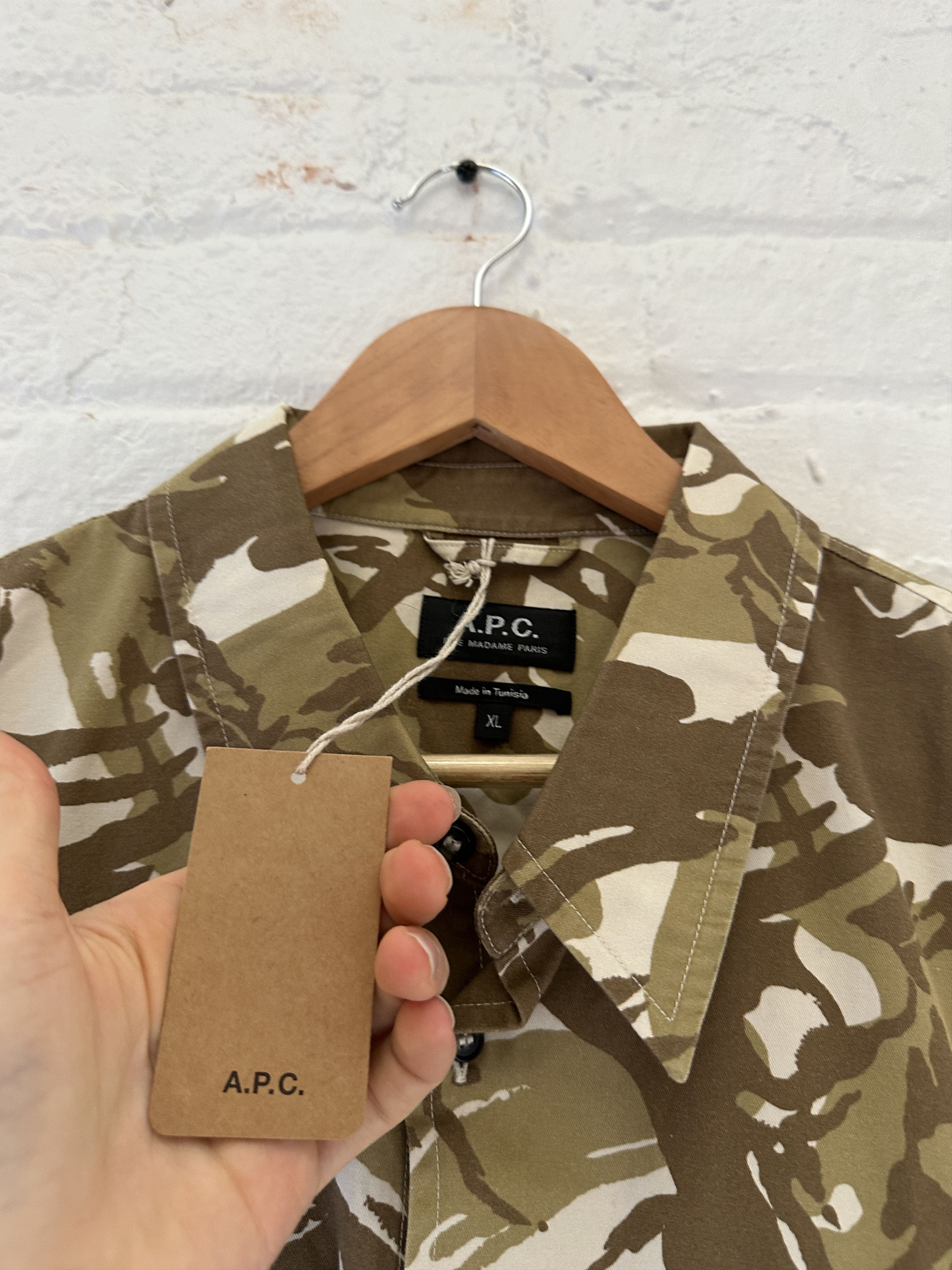 A.P.C. A.P.C. Safari Utility Shirt Size US XL / EU 56 / 4 - 2 Thumbnail