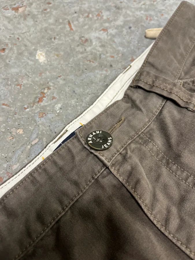 Armani 2000s Armani Multi Pockets Cargo Olive Obscure Pants Size US 34 / EU 50 - 14 Thumbnail