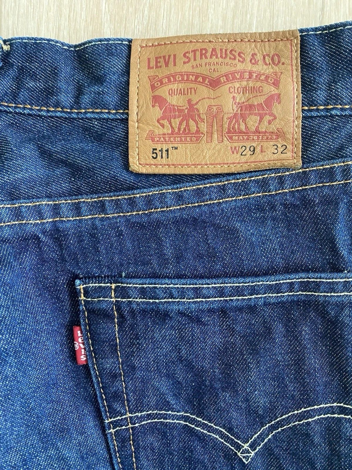 Levi's Levi's 511 Selvedge White Oak Cone Denim Jeans Made In USA Size US 29 - 3 Thumbnail
