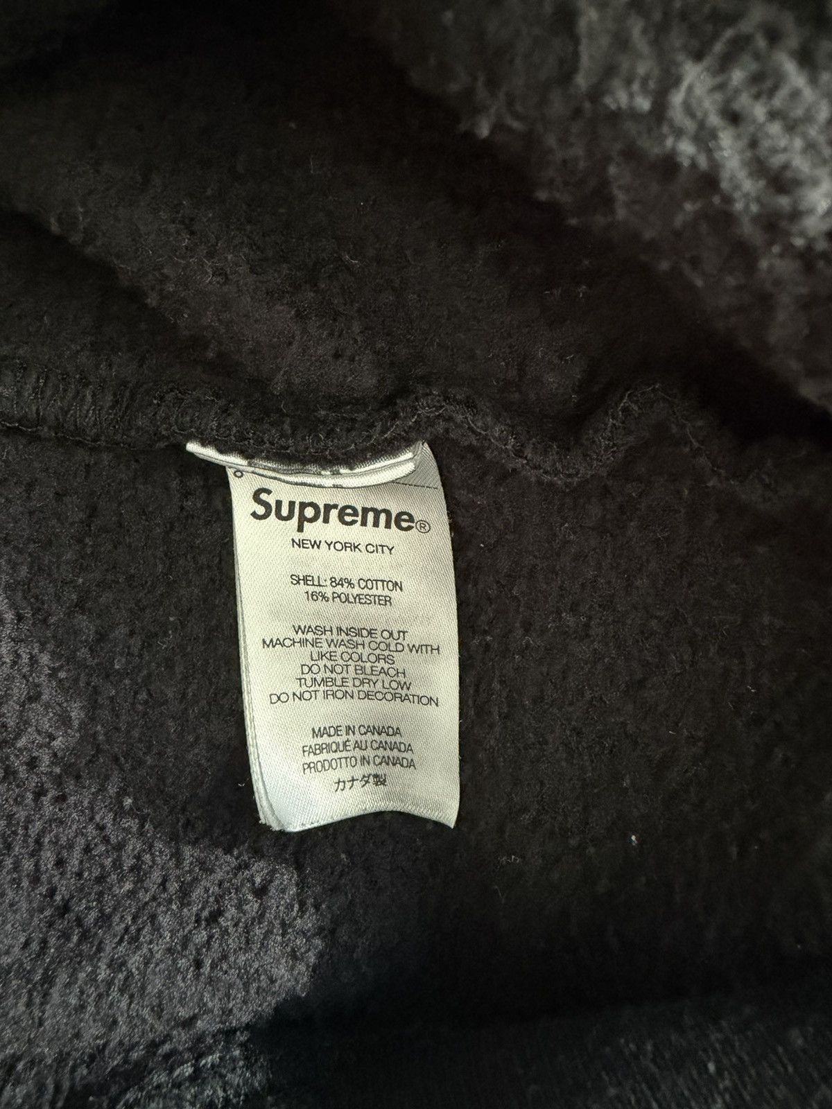 Supreme Supreme Black Hoodie Size US L / EU 52-54 / 3 - 5 Thumbnail