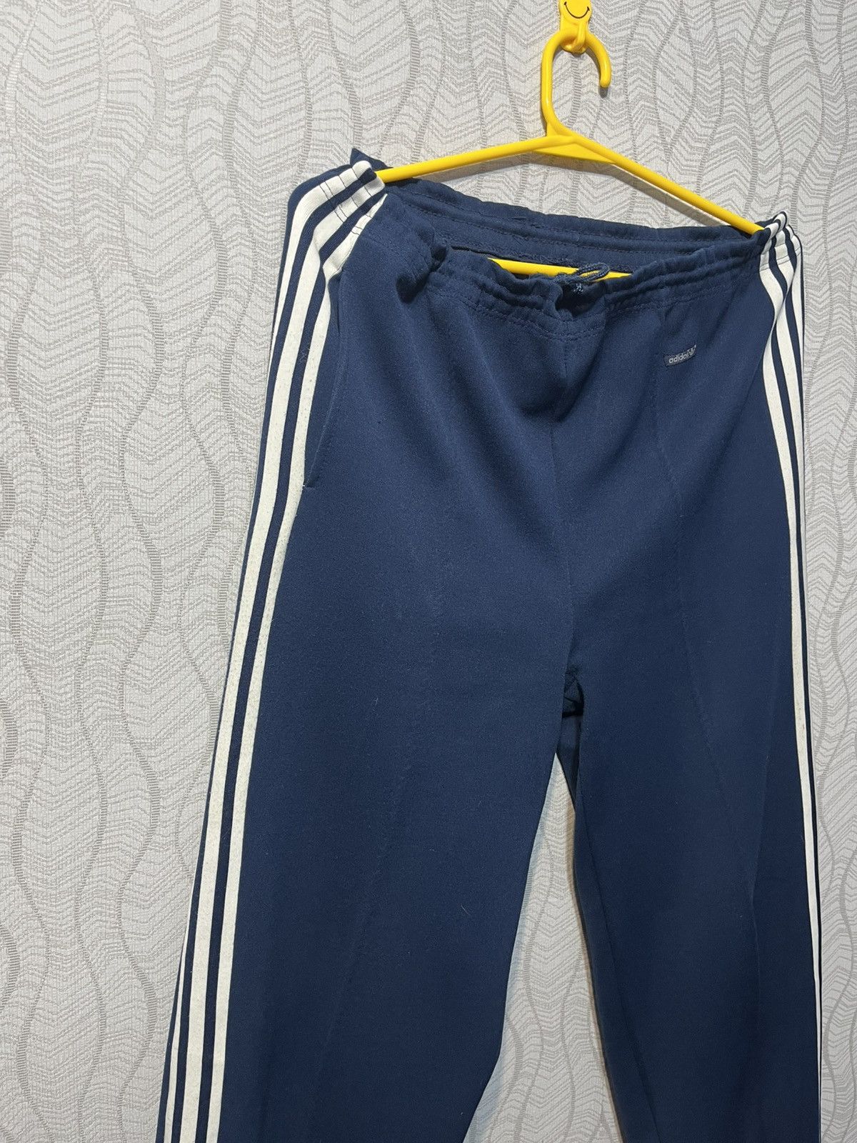 Adidas Rare Vintage 70s Adidas Blue Striped Ventex Sweatpants Size US 34 / EU 50 - 2 Thumbnail