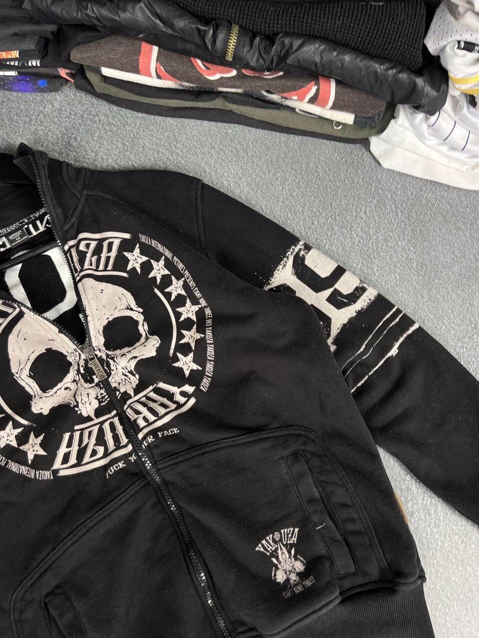 Affliction Affliction Style Grunge Cyber Skull Zip Sweatshirt Size US M / EU 48-50 / 2 - 3 Thumbnail