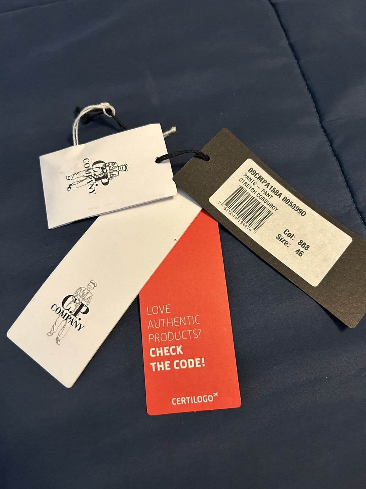 C.P. Company Corduroy Navy Cargos Size US 32 / EU 48 - 8 Thumbnail