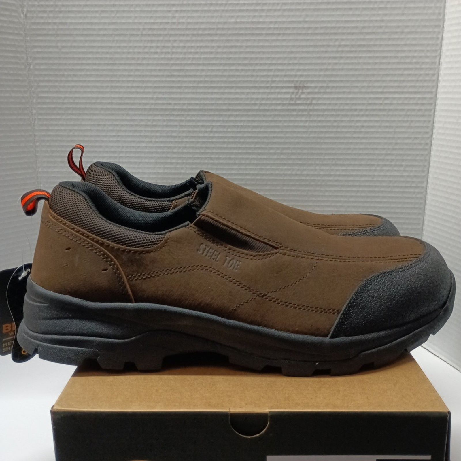 Other BRAHMA Work Shoes Brown Steel Toe Slip-On Men's Size 13 Wide Size US 13 / EU 46 - 1 Thumbnail