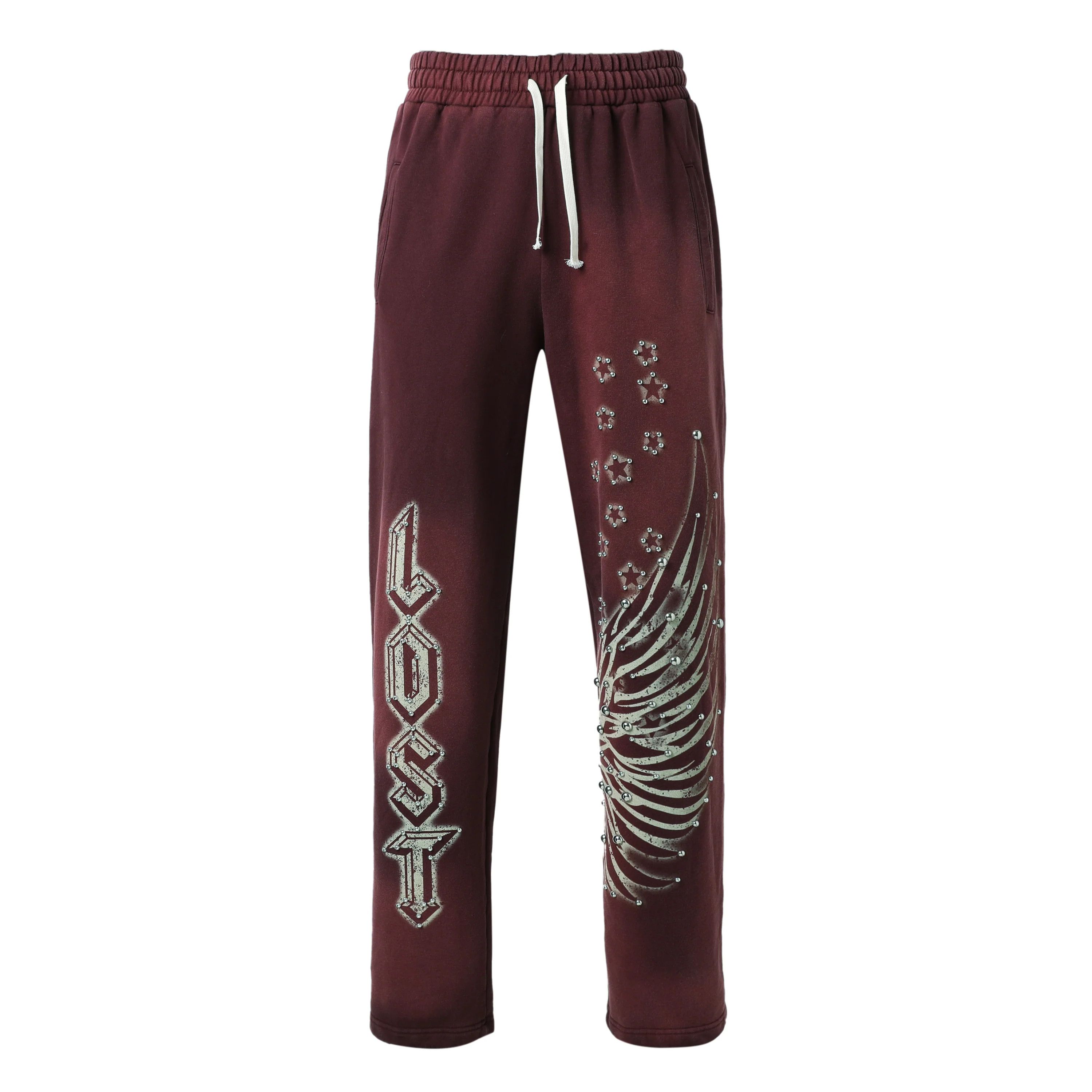 LOST INTRICACY Lost Intricacy Sweats Burgundy Size US 38 / EU 54 - 1 Preview