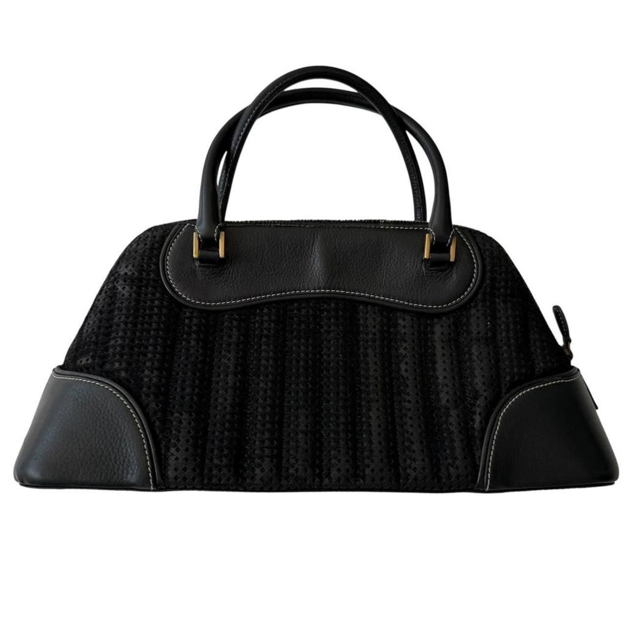 Dior Christian Dior Cadillac Handbag Black Leather Bag Size ONE SIZE - 4 Thumbnail