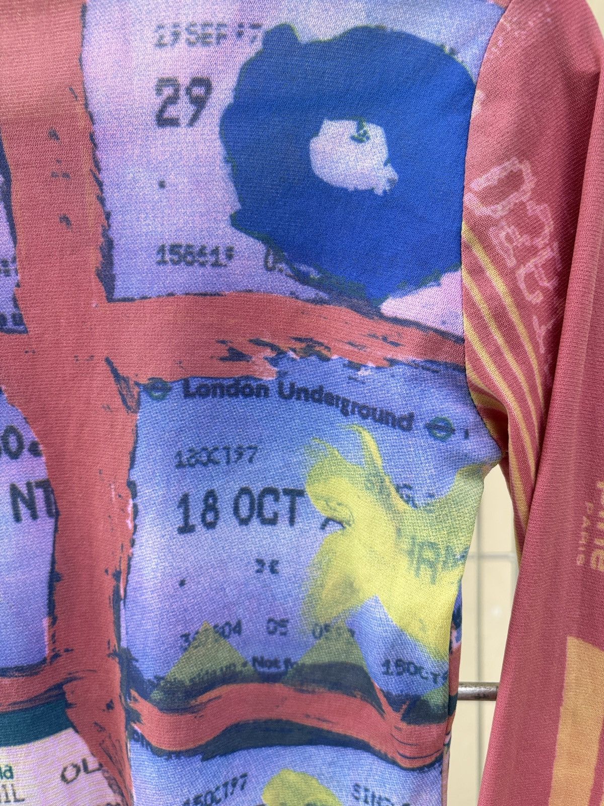 Cop Copine Cop Copine "Metro / London Underground" print mesh top Size M / US 6-8 / IT 42-44 - 13 Thumbnail