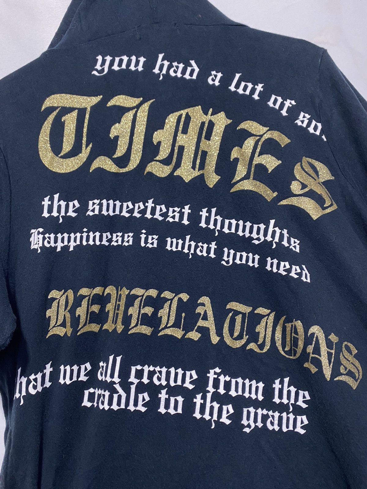 If Six Was Nine × Japanese Brand × Le Grande Bleu (L.G.B.) If six was nine Blue strive shortsleeve fur hoodie Size US M / EU 48-50 / 2 - 7 Thumbnail