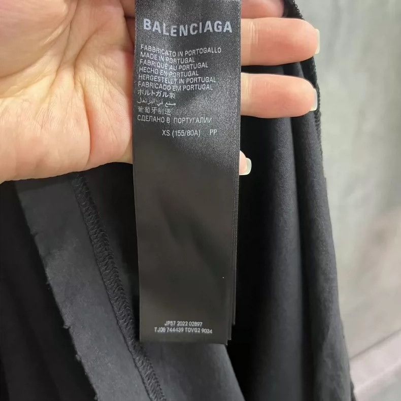 Balenciaga Balenciaga Black monogrammed crewneck short sleeve T-shirt Size US XS / EU 42 / 0 - 4 Thumbnail