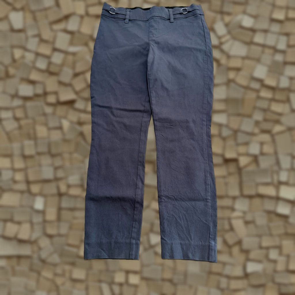 Vintage Maurices Pants Women's XS Gray Straight Leg Pull On Mid Rise Pants Size 26" / US 2 / IT 38 - 1 Thumbnail
