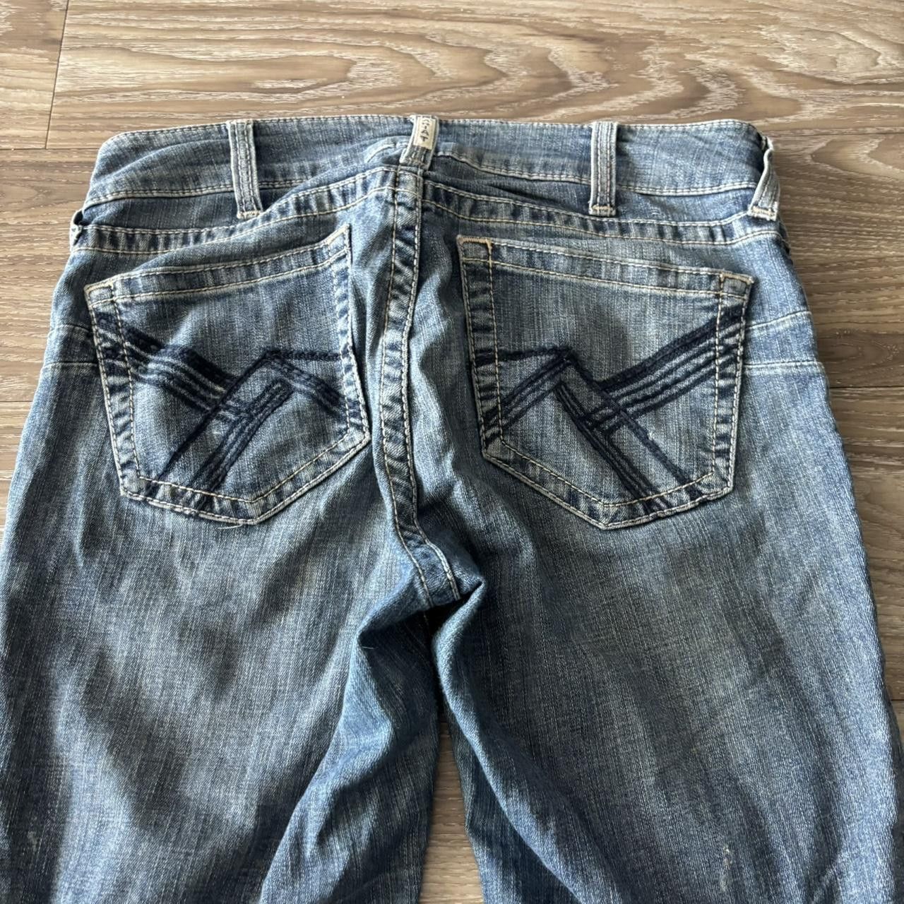 Vintage Crazy Vintage Y2K/2000s Grunge Dark Wash Faded Denim Jeans! 31x32 Size US 31 - 7 Thumbnail