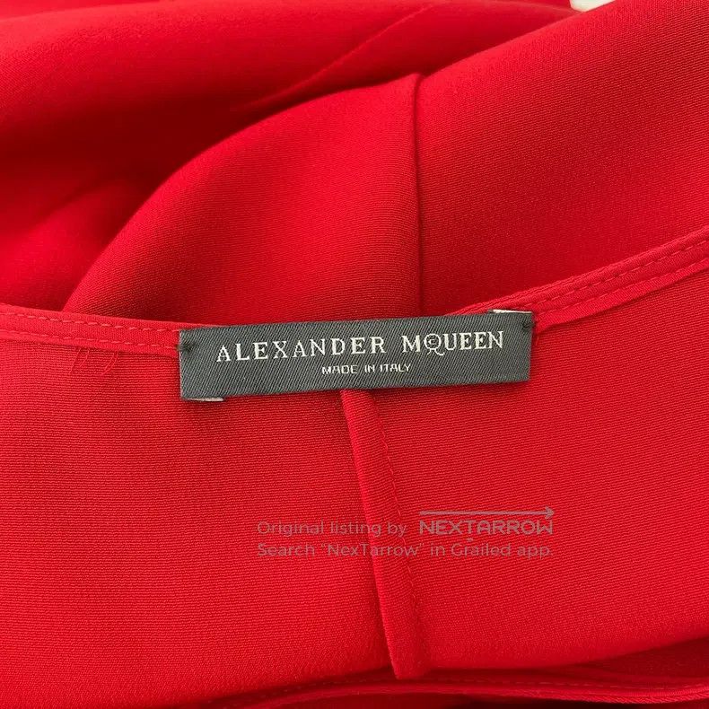 Alexander McQueen Alexander Mcqueen Red sleeveless top Size XS / US 0-2 / IT 36-38 - 7 Thumbnail