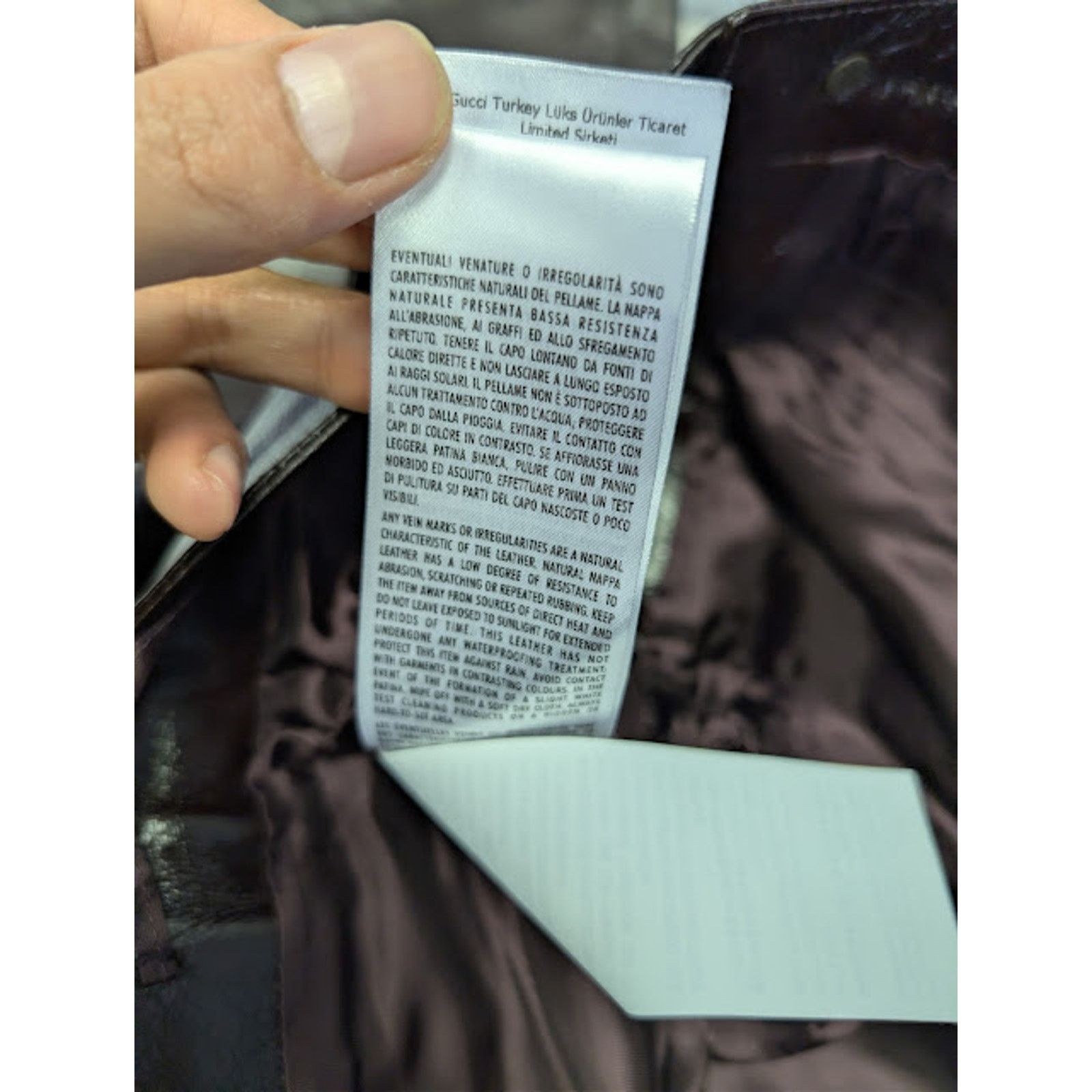 Gucci o1rshd1 Shiny Soft Leather Pant in Shiny Bordeaux Size US 34 / EU 50 - 20 Thumbnail