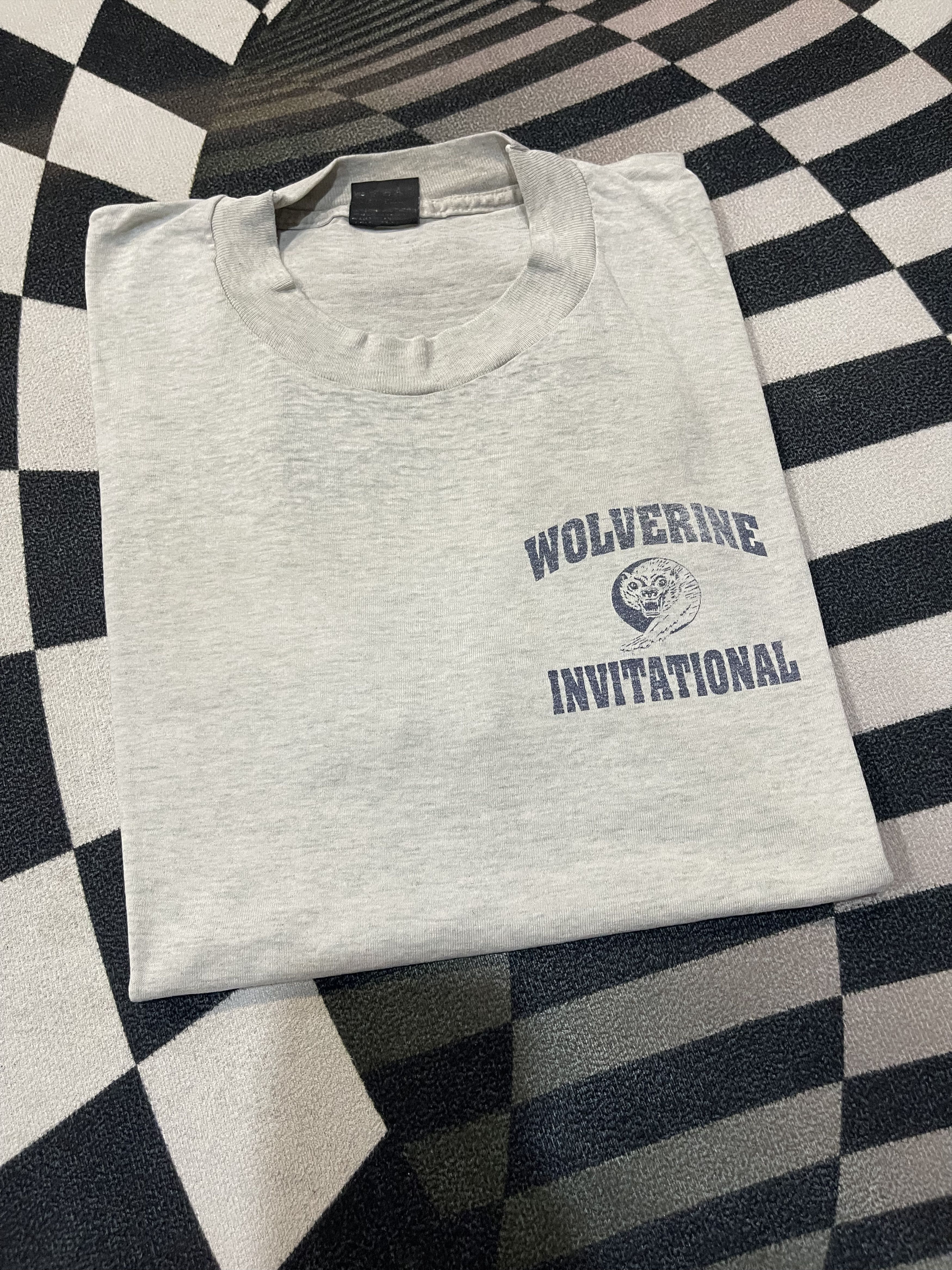 Vintage Vintage 90s Wolverine Invitational Virginia Running Tee Size US L / EU 52-54 / 3 - 1 Thumbnail