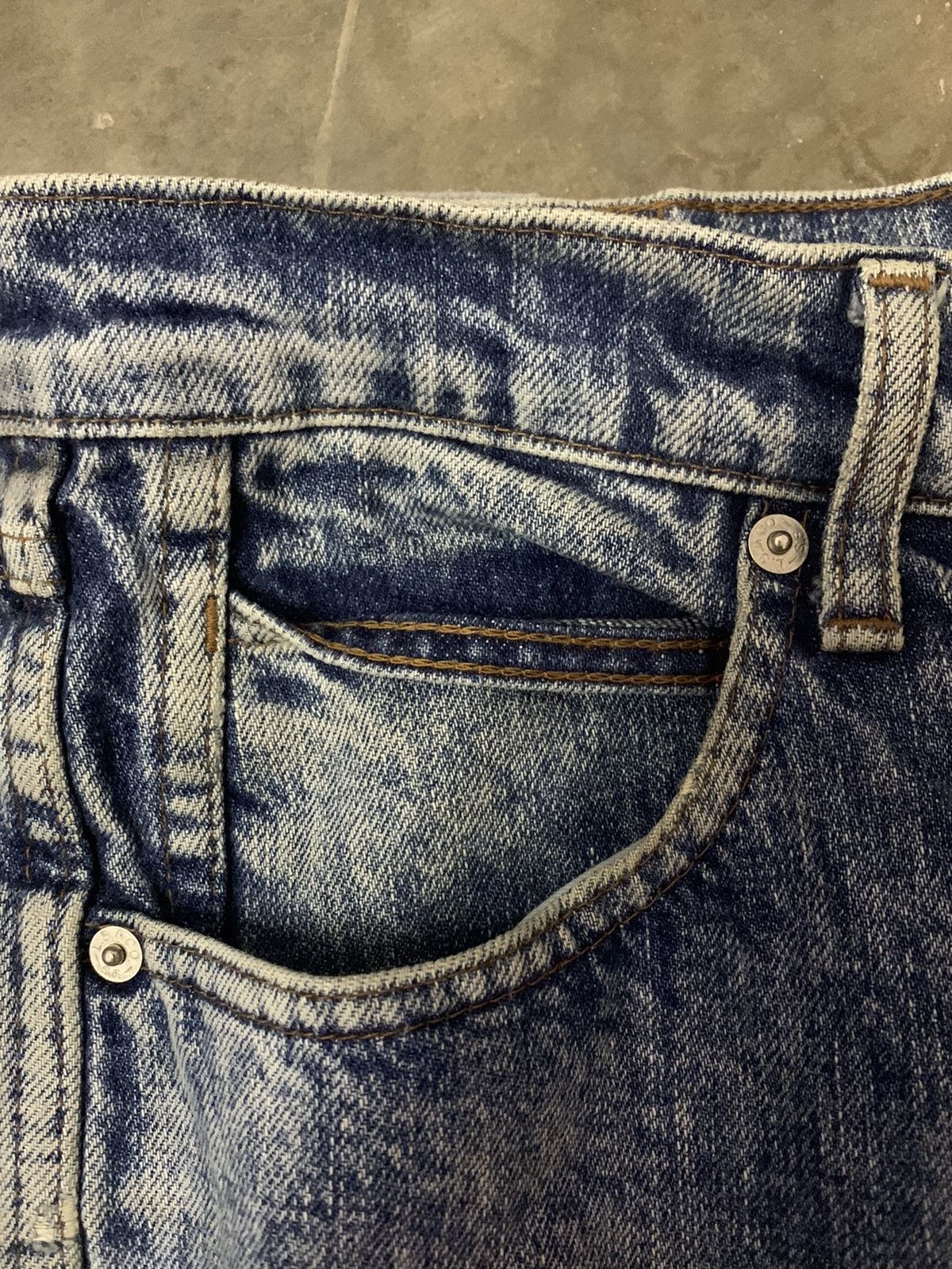 Japanese Brand × Levi's × Levi's Vintage Clothing Vintage Levis Acid Wash Denim Jeans Size US 33 - 5 Thumbnail
