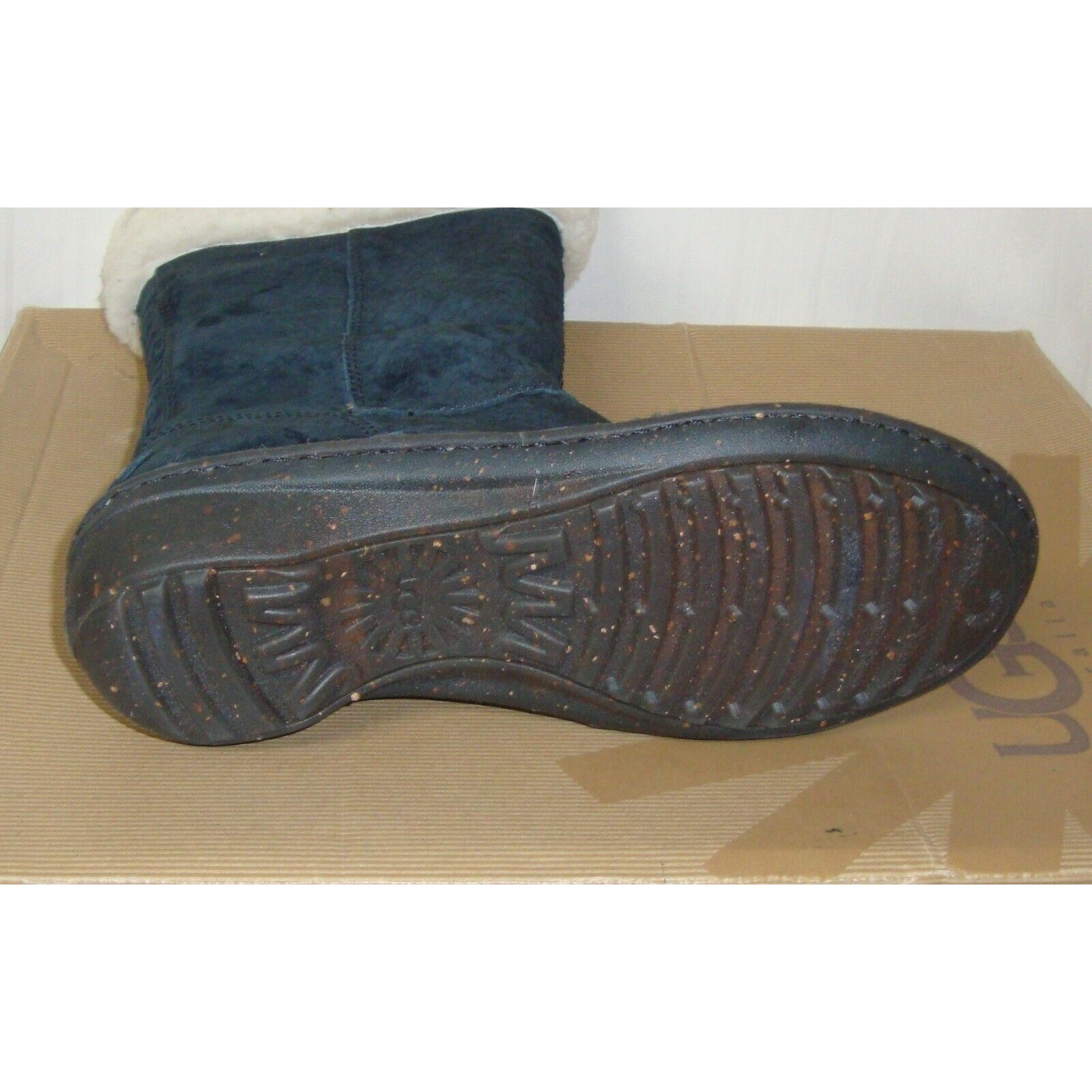 Ugg UGG Australia KARYN Black Suede Sheepskin Cuff Tall Boots Si Grailed
