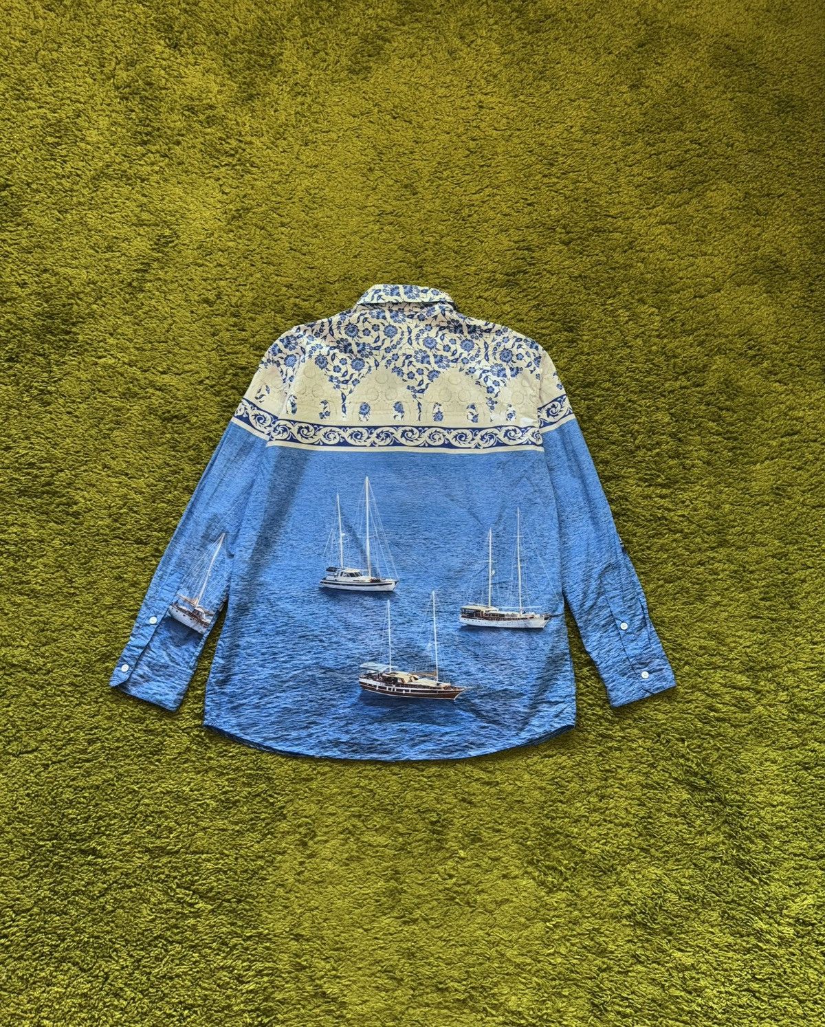 Max Mara Max Mara Weekend yachting pattern graphic blouse shirt Size S / US 4 / IT 40 - 2 Thumbnail