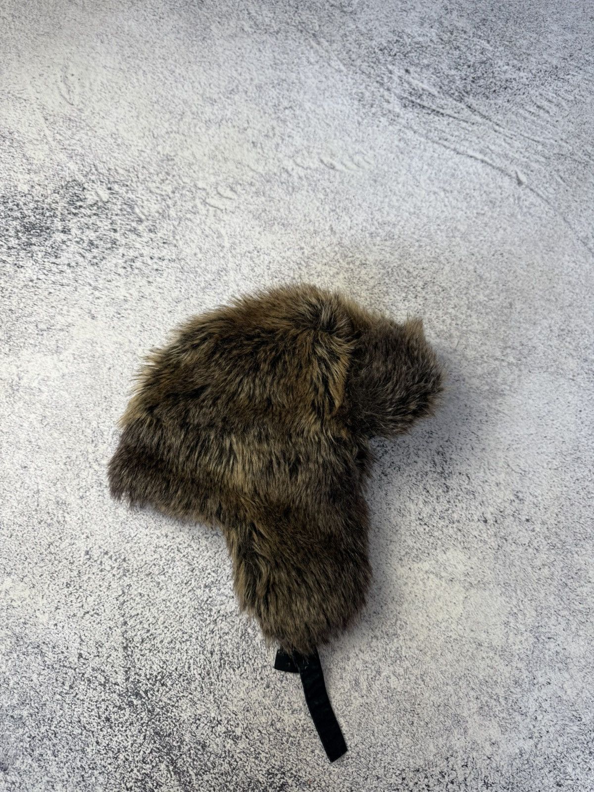 Vintage Ushanka Trapper Hat Furry Mohair Fuzzy Fur Hat Y2K 90s rare Size ONE SIZE - 1 Thumbnail