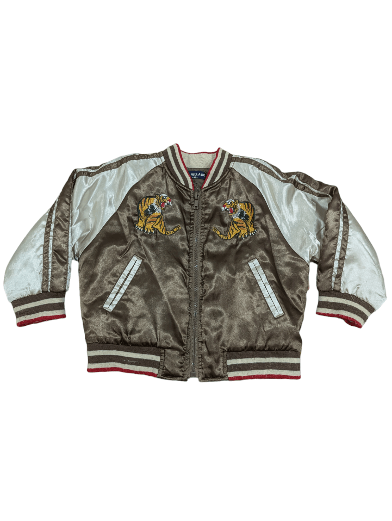 Japanese Brand SUKAJAN JACKET EMBROIDERY TIGER Size US XXS / EU 40 - 2 Thumbnail