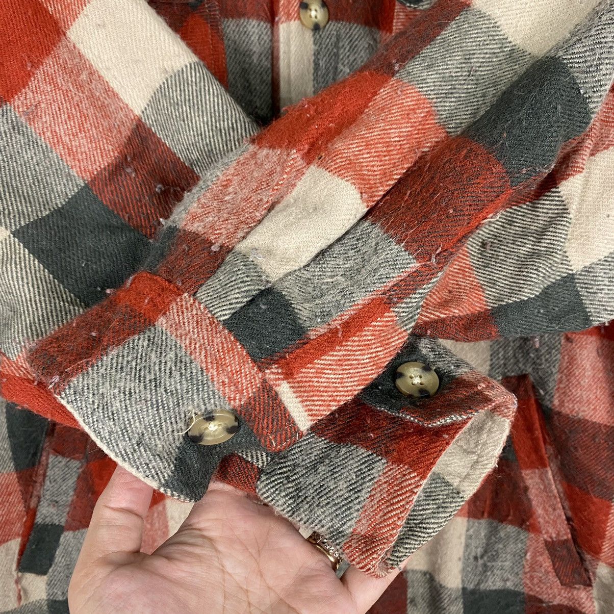 Japanese Brand Vintage Uniqlo Nova Check Sherpa Lining Jacket Size US L / EU 52-54 / 3 - 8 Thumbnail