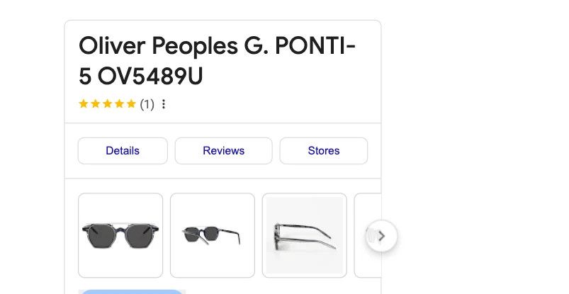 Oliver Peoples Gio. PONTI - 5 Geometric Eyeglasses 47mm+ Clip-on Size ONE SIZE - 5 Thumbnail
