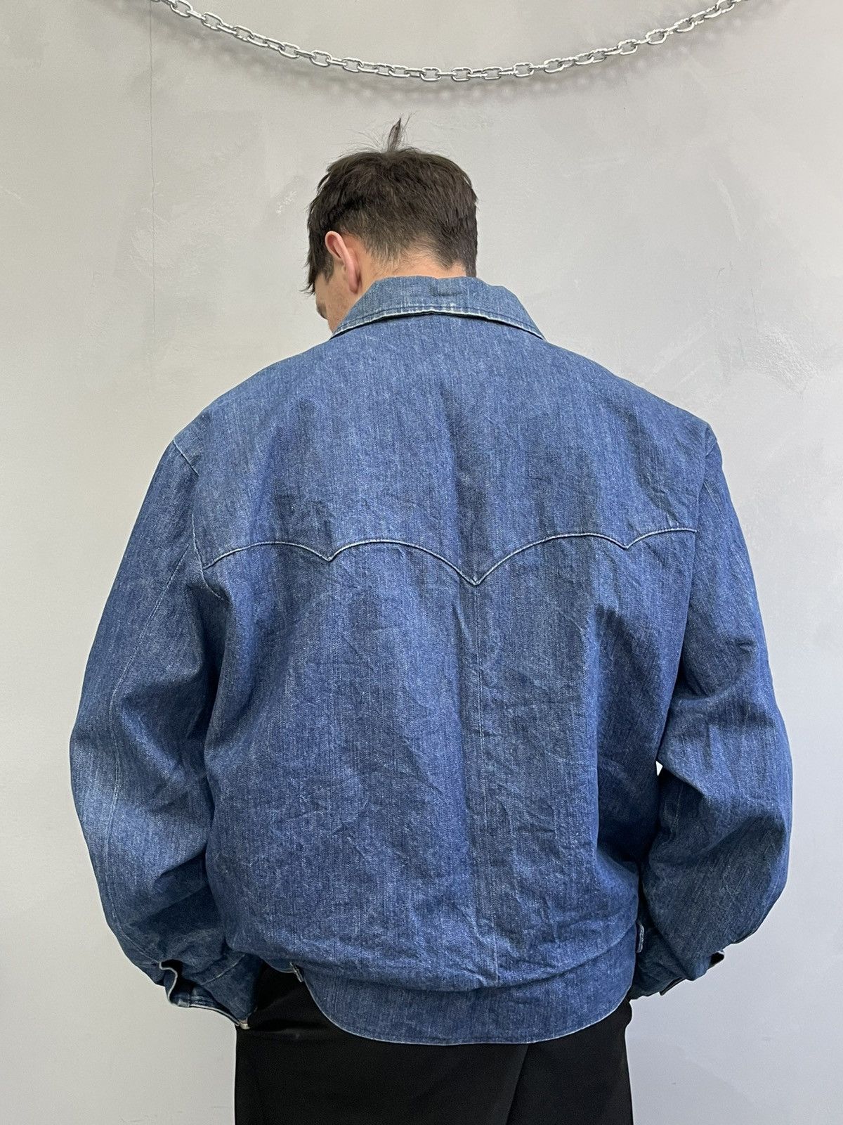 Levi's Vintage rare cropped 90s denim jacket made in USA scovill Size US XL / EU 56 / 4 - 7 Thumbnail