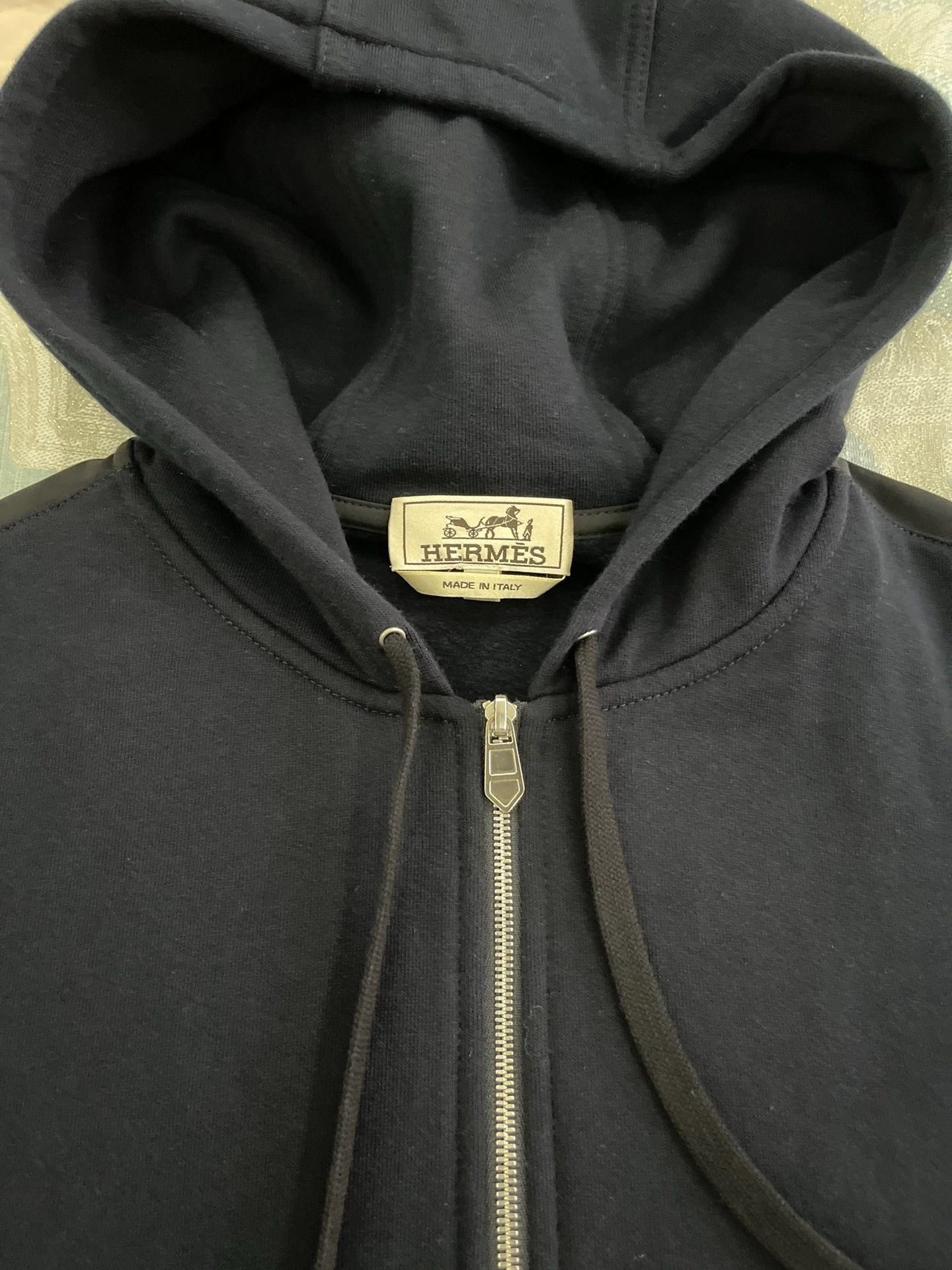 Hermes Hermès Fleece-Lined H-Sleeve Jacket M (New, Authentic) Size US M / EU 48-50 / 2 - 4 Thumbnail