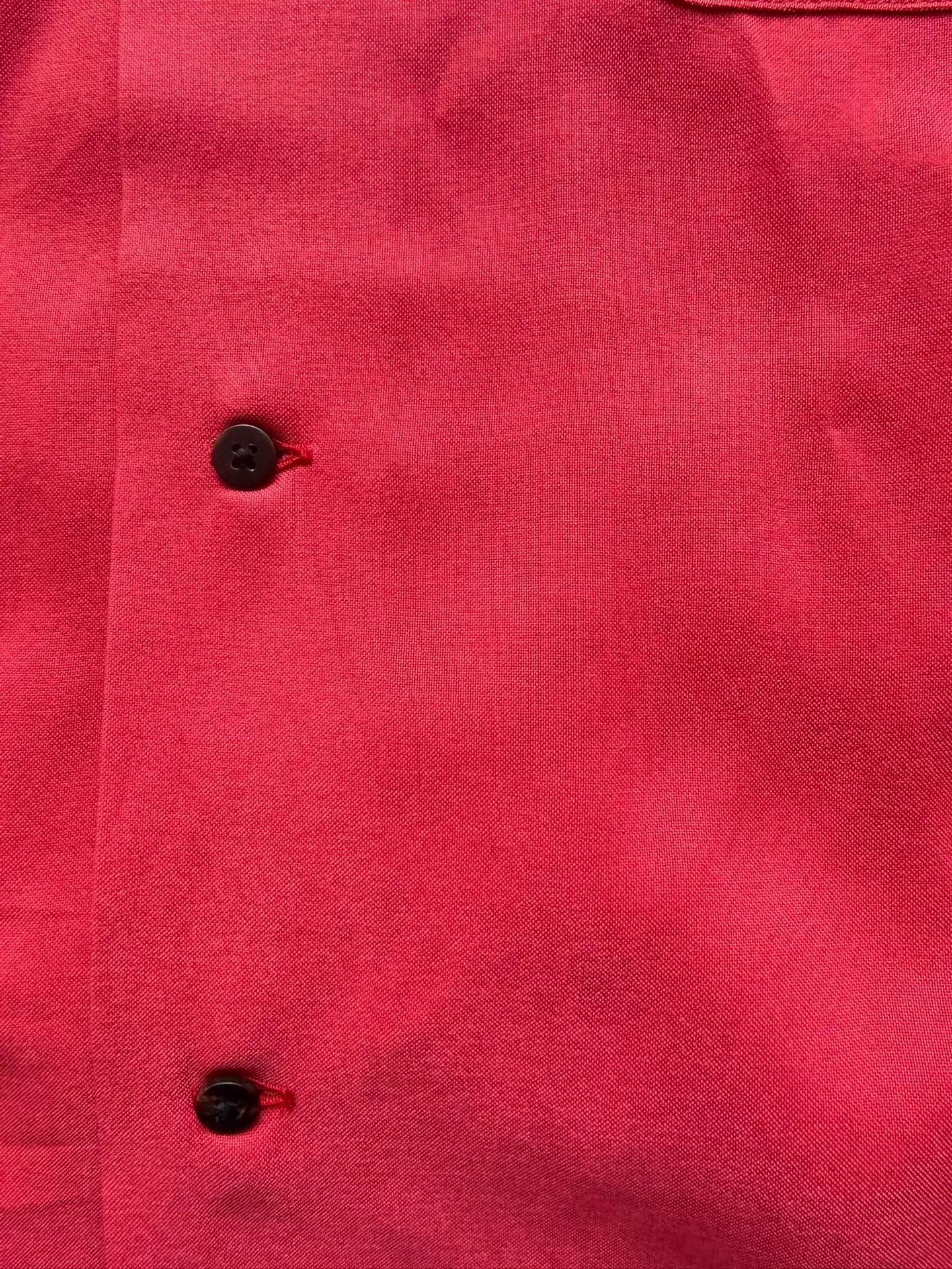 Visvim VISVIM 26SS JUDD SHIRT S/S Distressed Printed Red Size 4 Size US XL / EU 56 / 4 - 8 Thumbnail